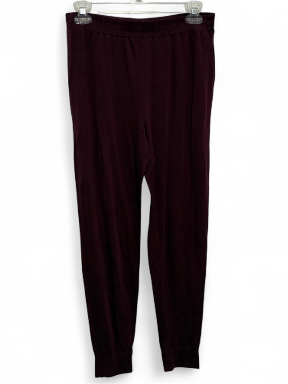 Athleta Nighttime Bliss Burgundy Sleep Knit Jogger Pants